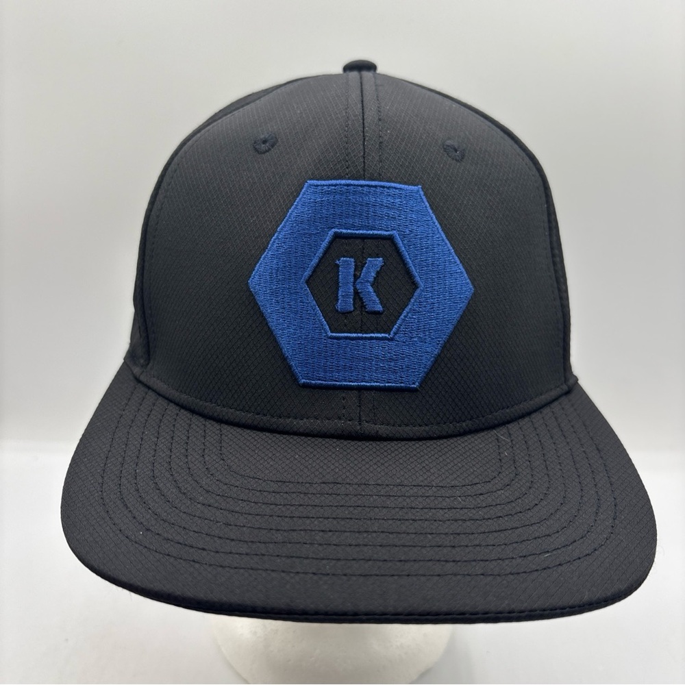 Kobalt Tools Men’s Black Microfiber Trucker Snapback Hat Adjustable OSFM